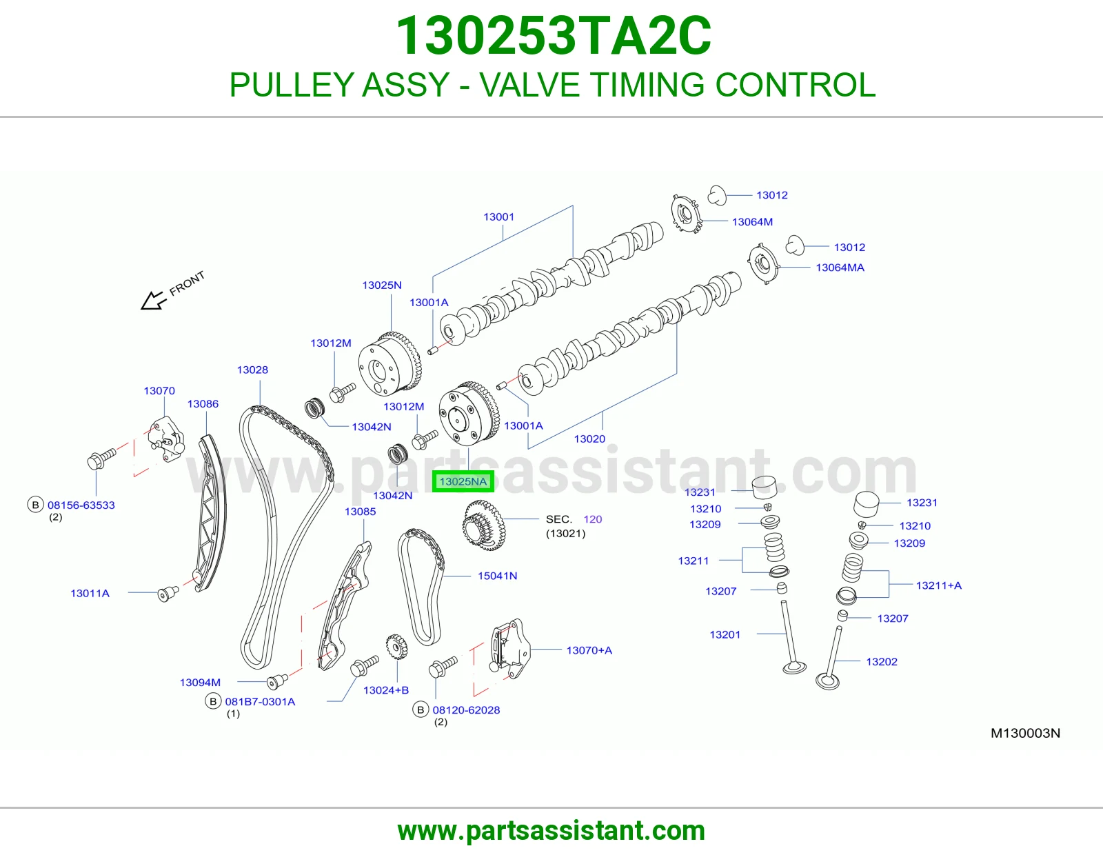 PULLEY ASSY - VALVE TIMING CONTROL