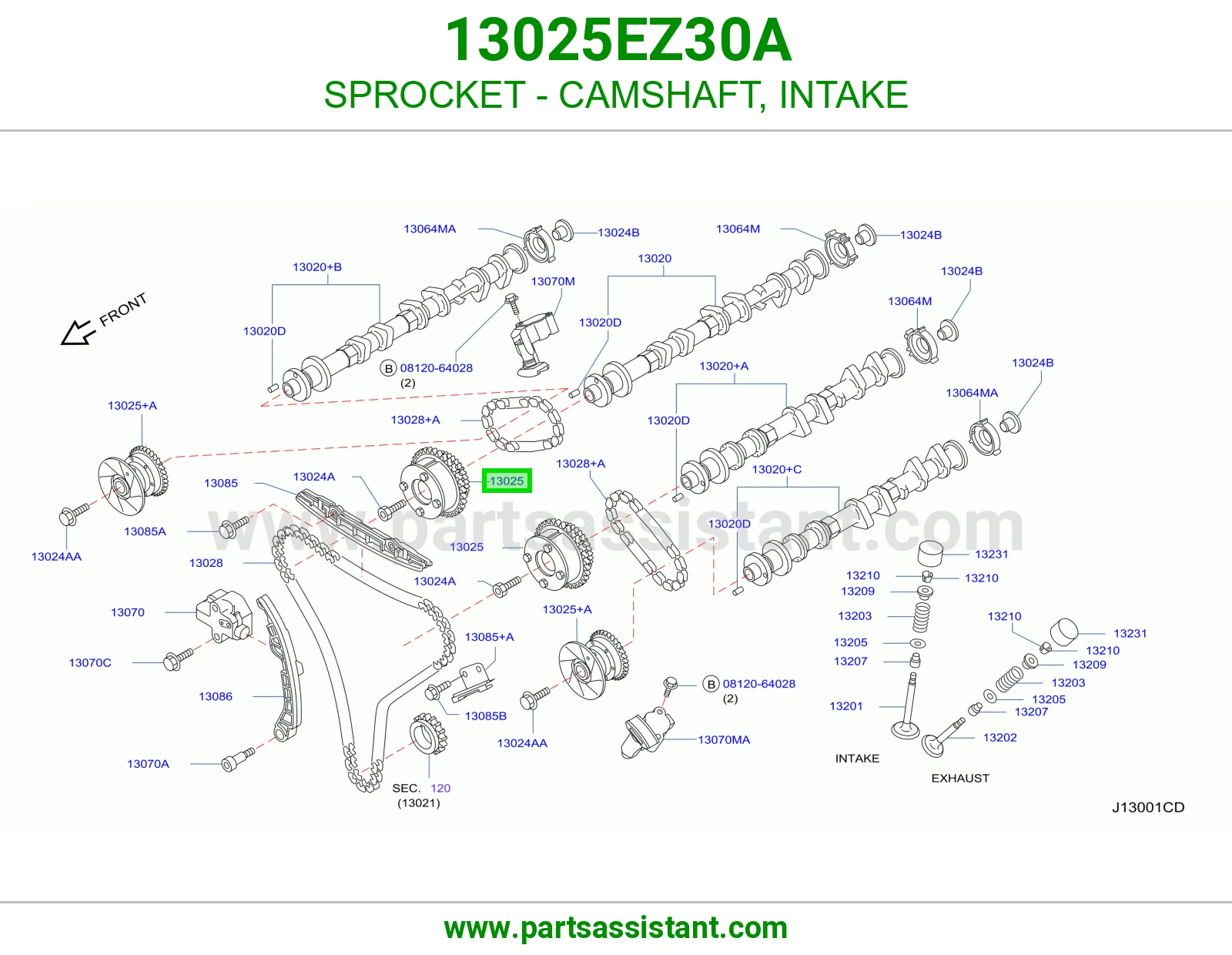 SPROCKET - CAMSHAFT, INTAKE