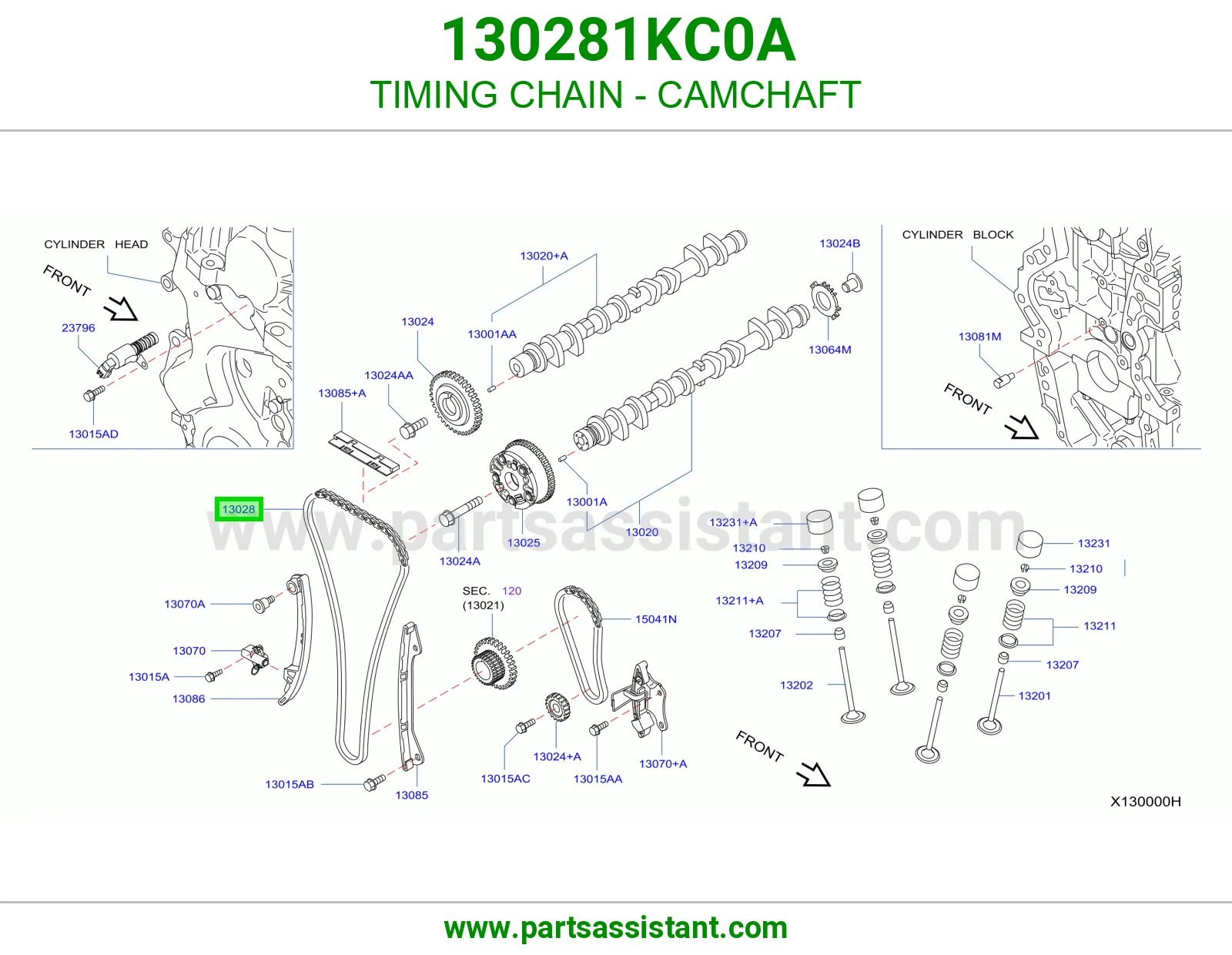 TIMING CHAIN - CAMCHAFT