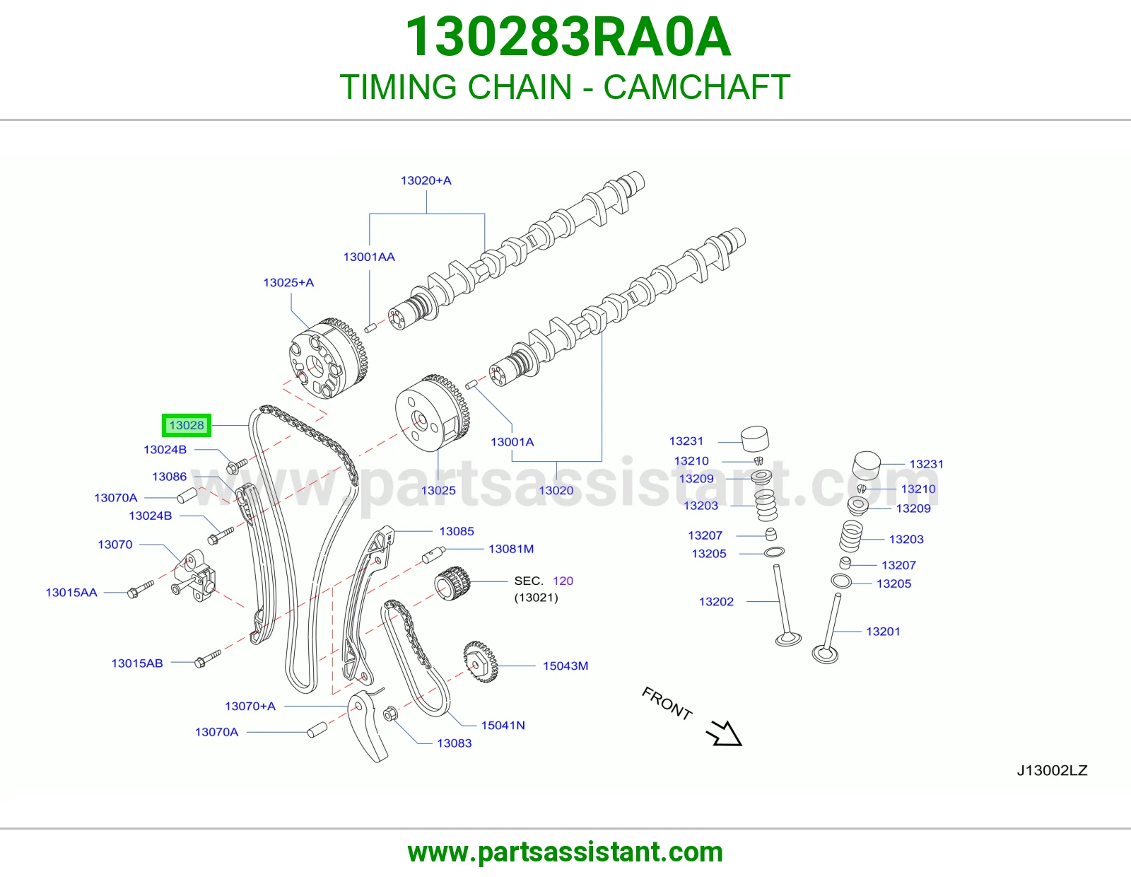 TIMING CHAIN - CAMCHAFT