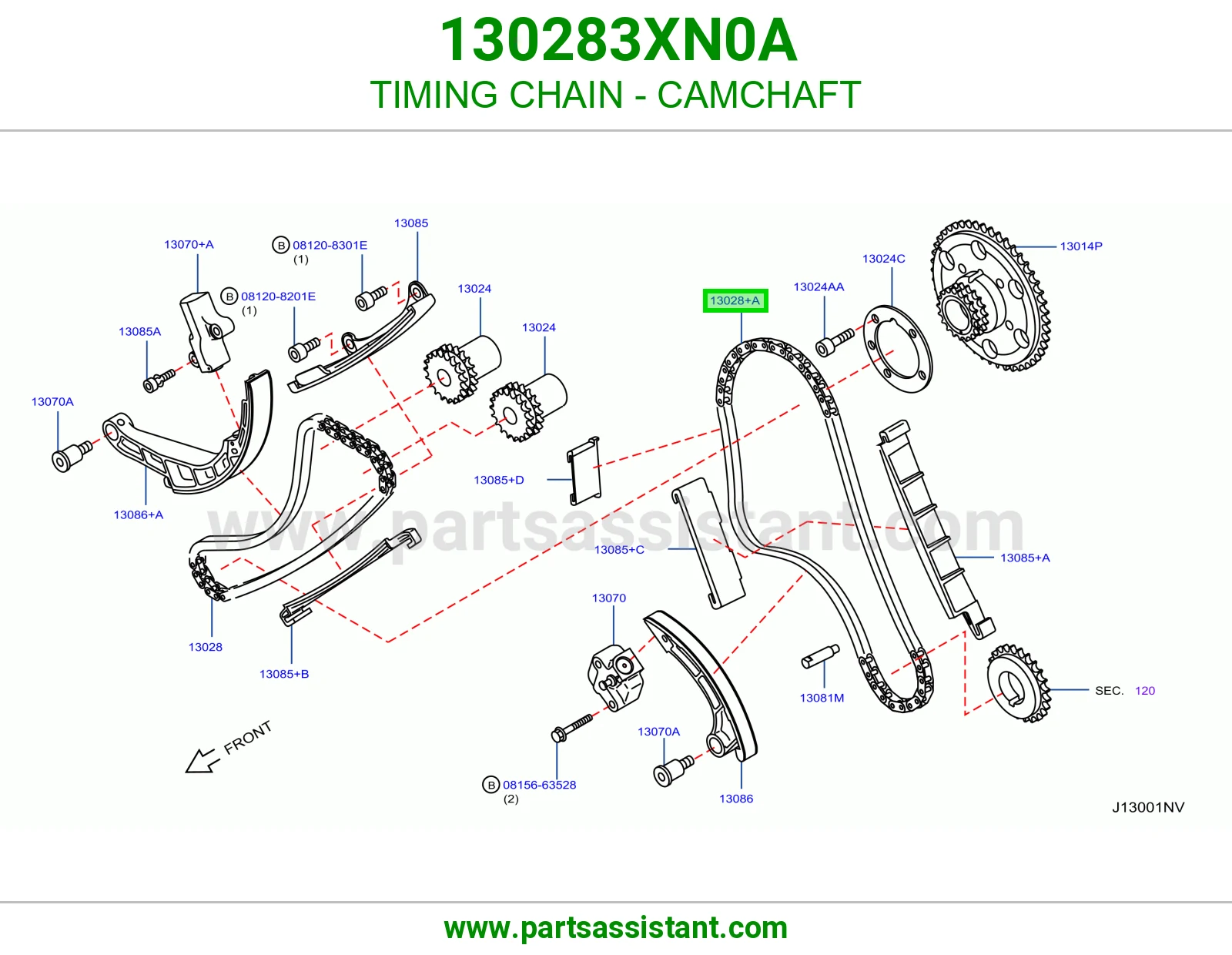 TIMING CHAIN - CAMCHAFT