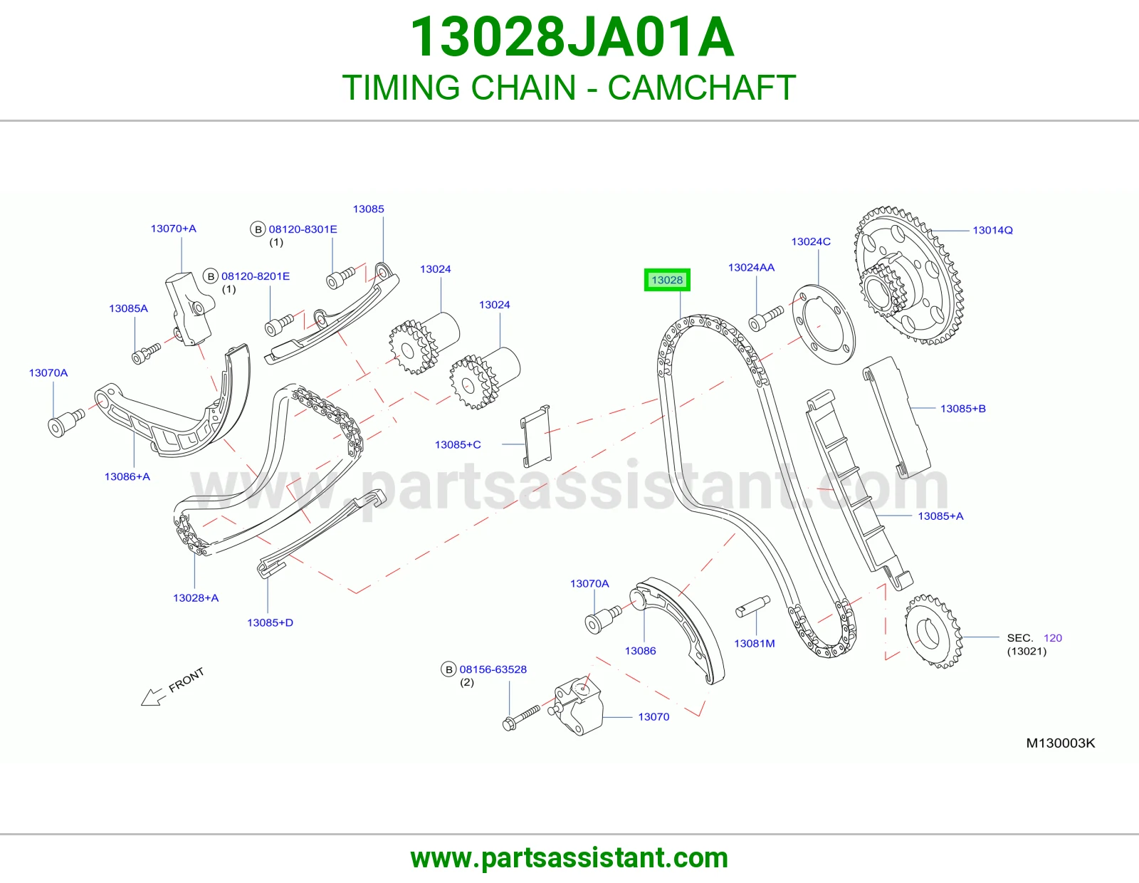 TIMING CHAIN - CAMCHAFT