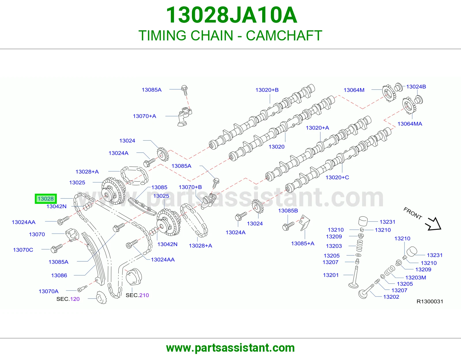 TIMING CHAIN - CAMCHAFT