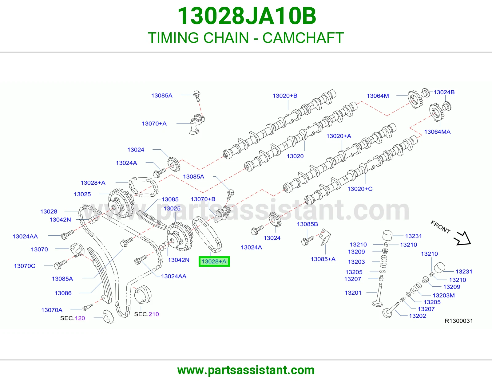 TIMING CHAIN - CAMCHAFT