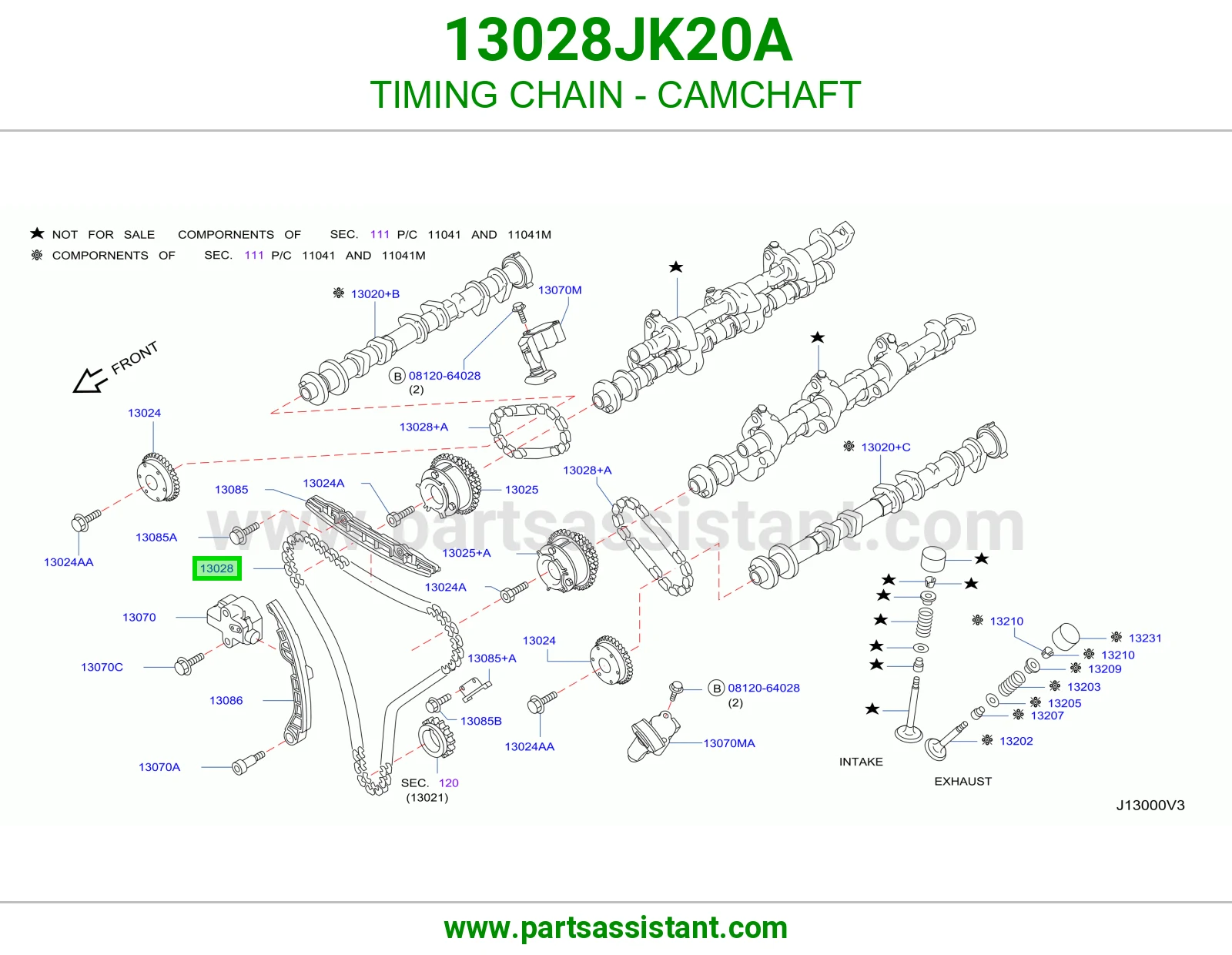 TIMING CHAIN - CAMCHAFT