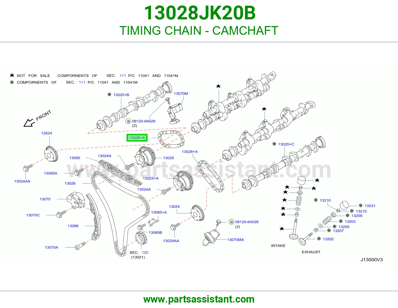 TIMING CHAIN - CAMCHAFT