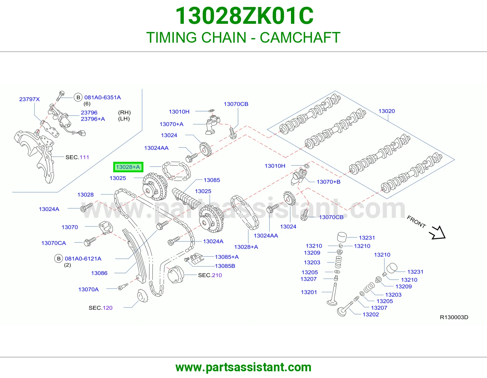 TIMING CHAIN - CAMCHAFT