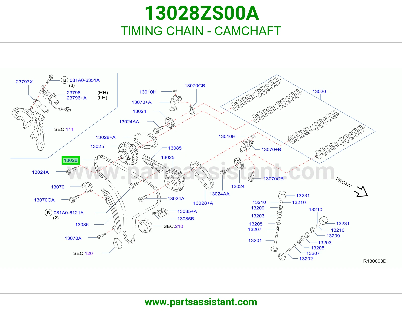 TIMING CHAIN - CAMCHAFT