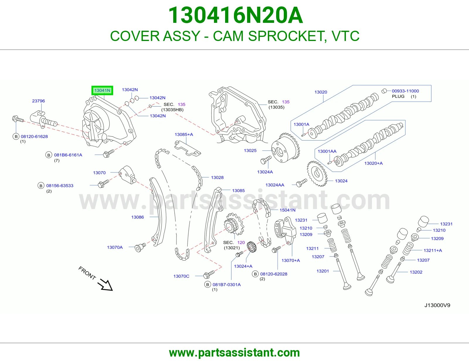 COVER ASSY - CAM SPROCKET, VTC