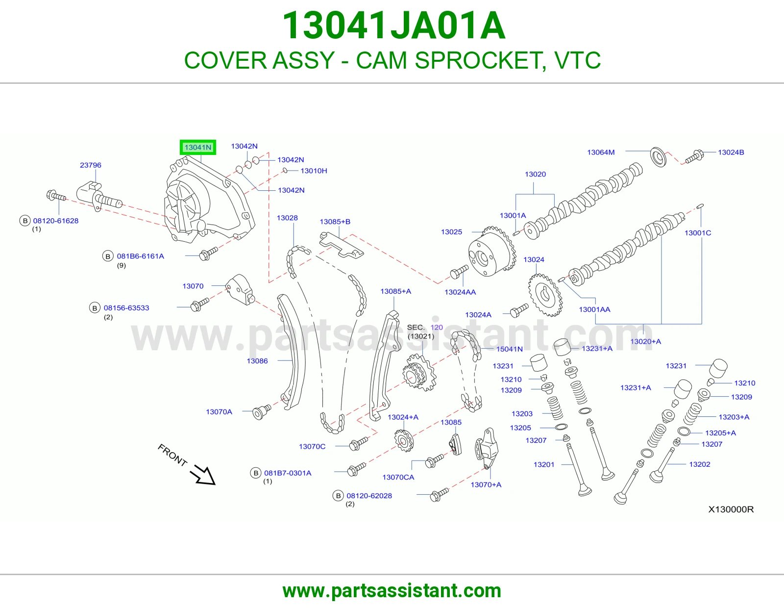 COVER ASSY - CAM SPROCKET, VTC