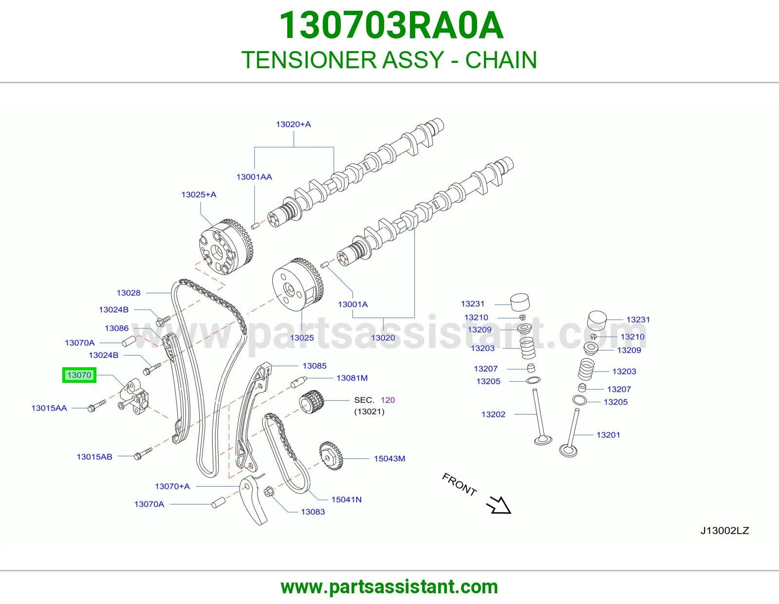 TENSIONER ASSY - CHAIN