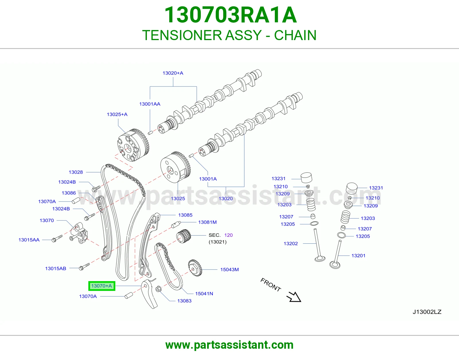 TENSIONER ASSY - CHAIN