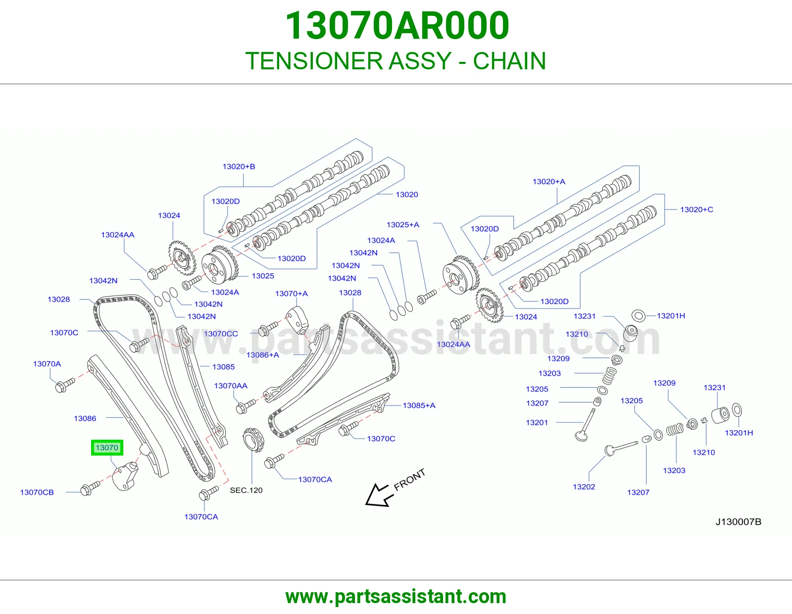TENSIONER ASSY - CHAIN