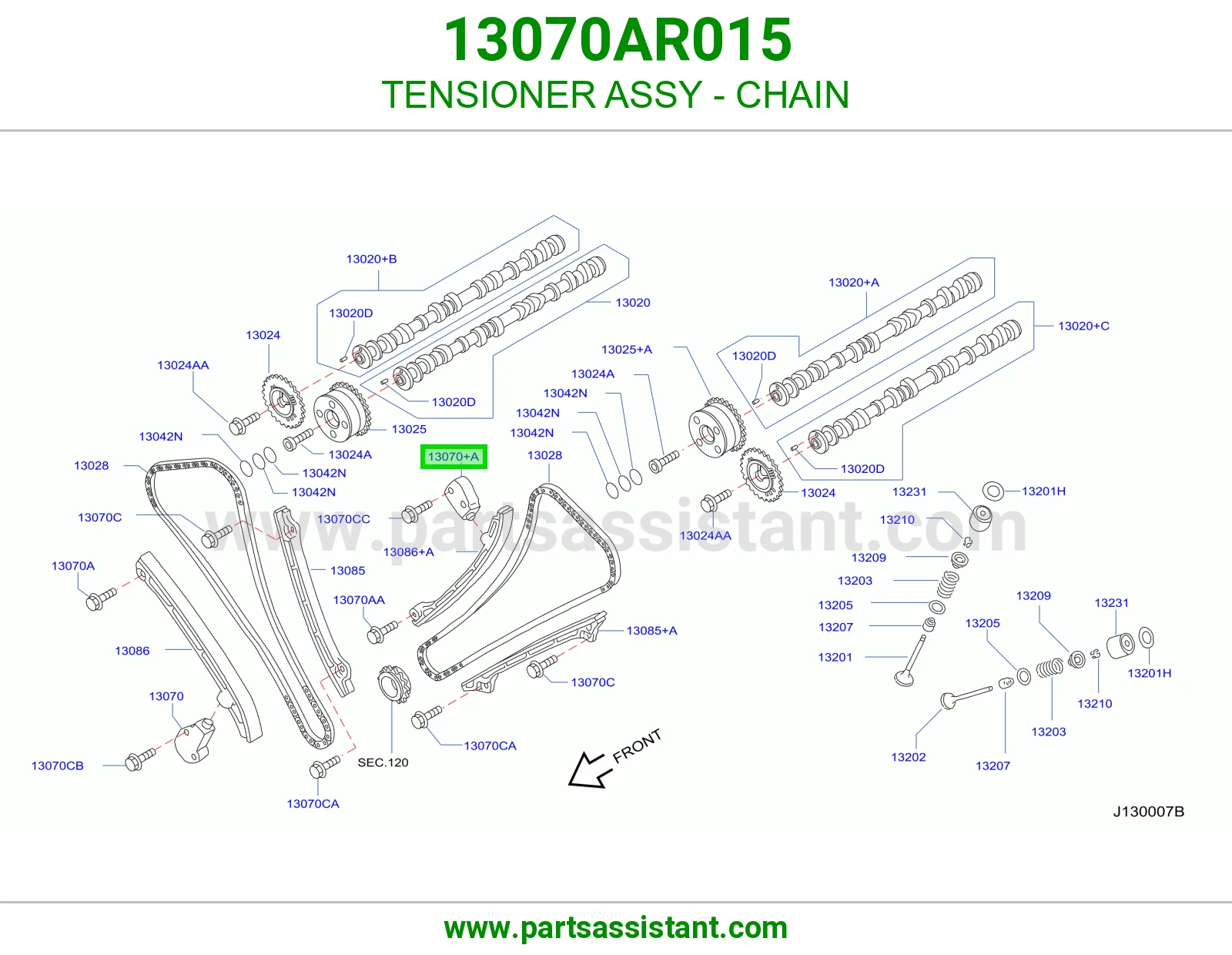 TENSIONER ASSY - CHAIN