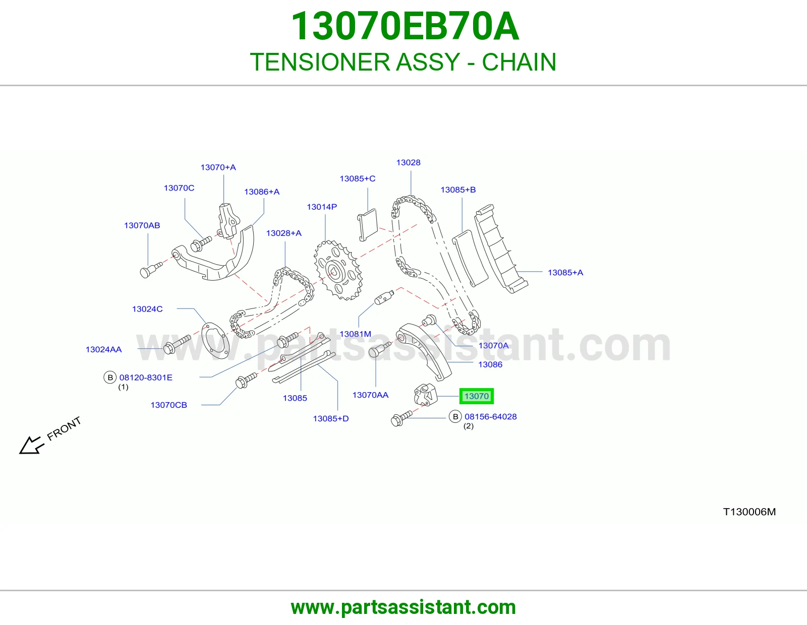 TENSIONER ASSY - CHAIN
