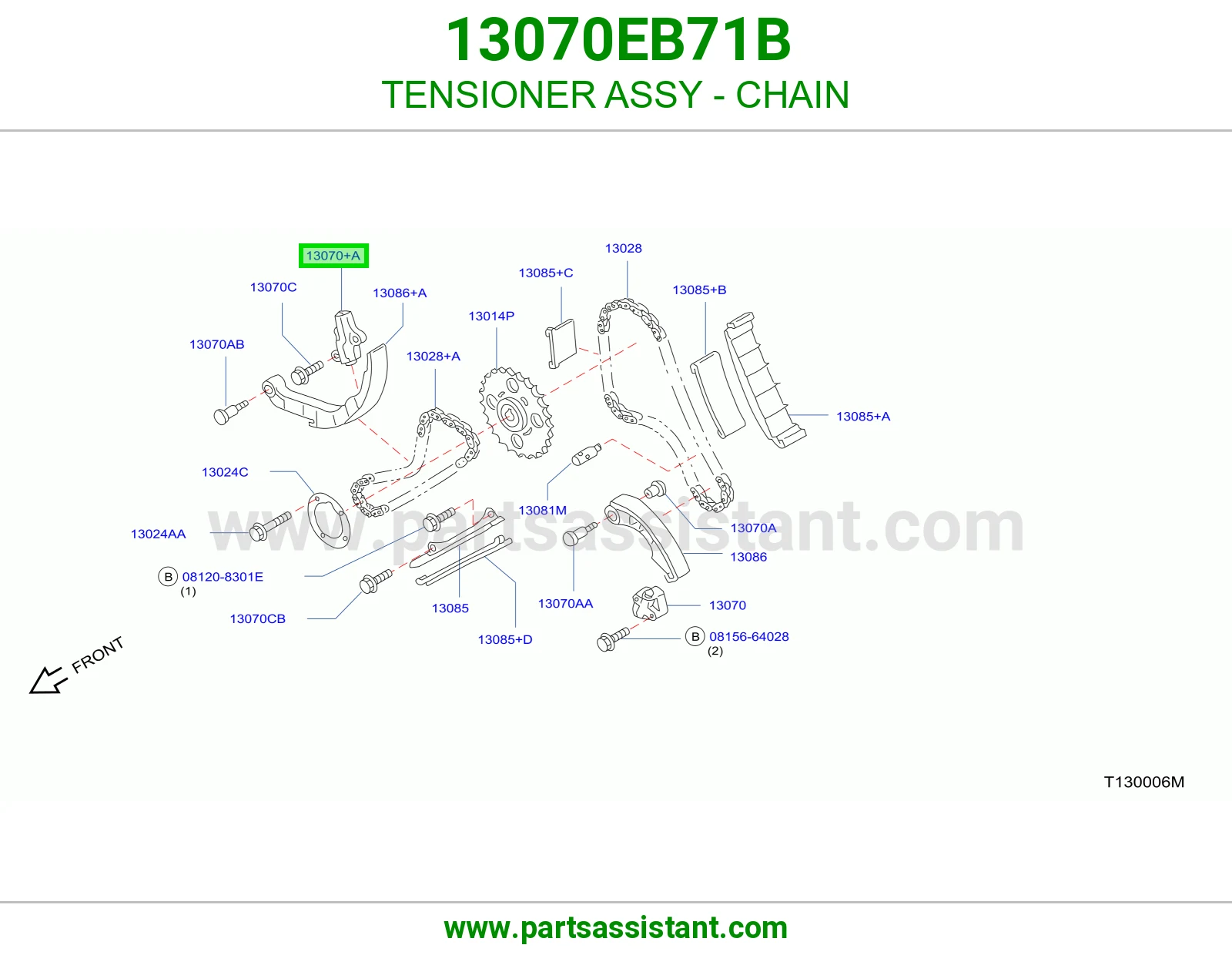 TENSIONER ASSY - CHAIN