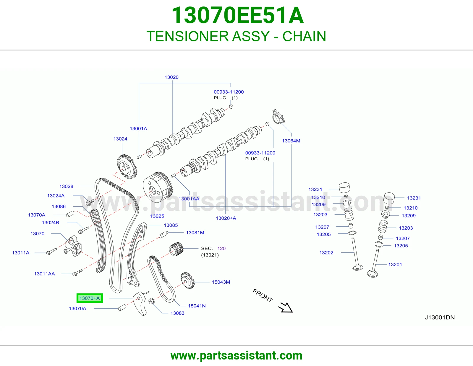 TENSIONER ASSY - CHAIN