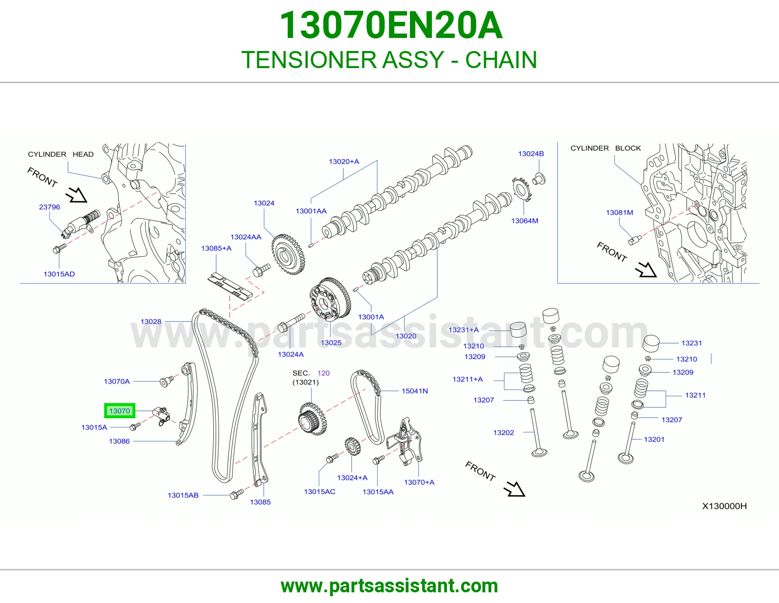 TENSIONER ASSY - CHAIN
