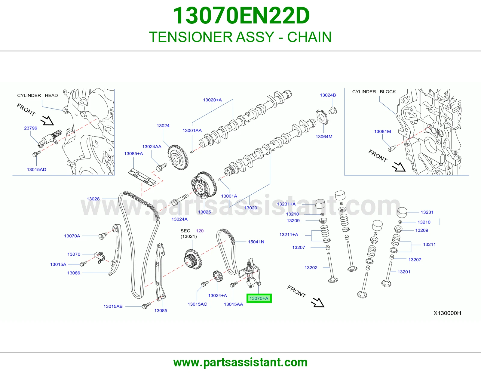 TENSIONER ASSY - CHAIN