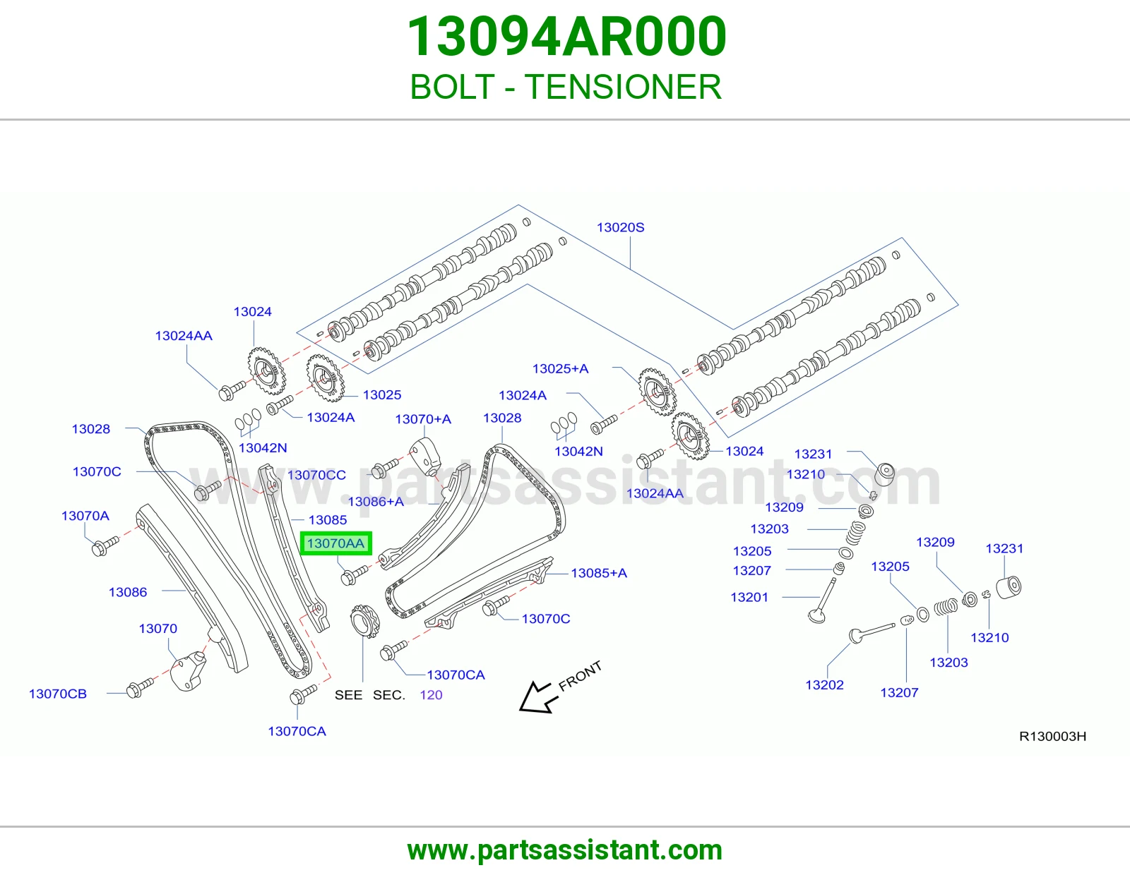 BOLT - TENSIONER