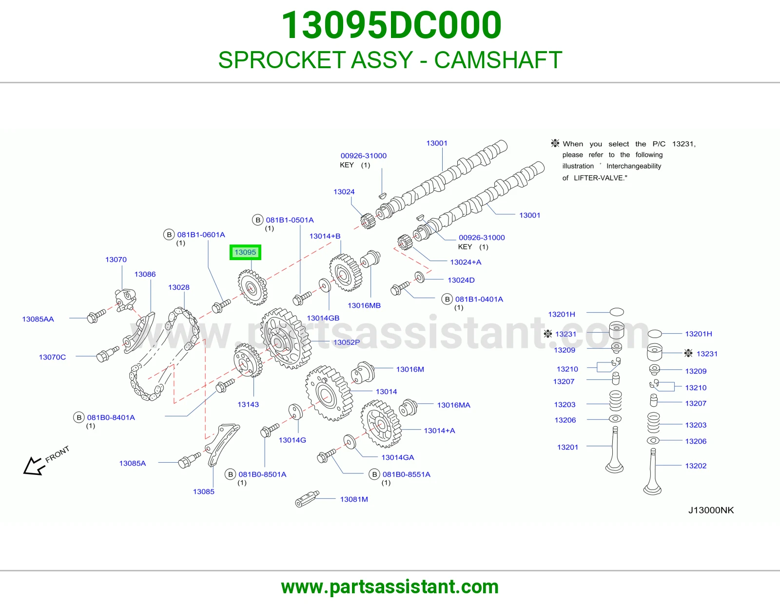 SPROCKET ASSY - CAMSHAFT