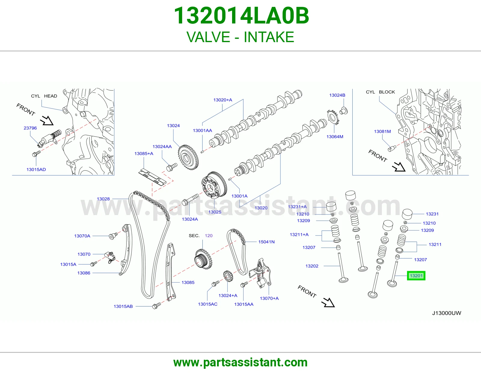 VALVE - INTAKE