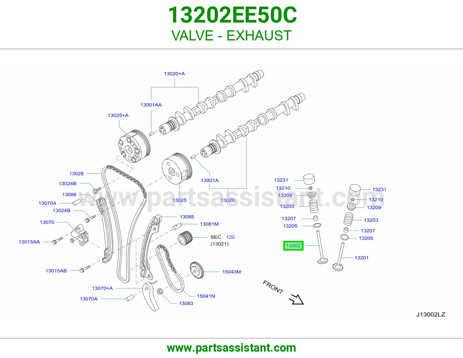 VALVE - EXHAUST