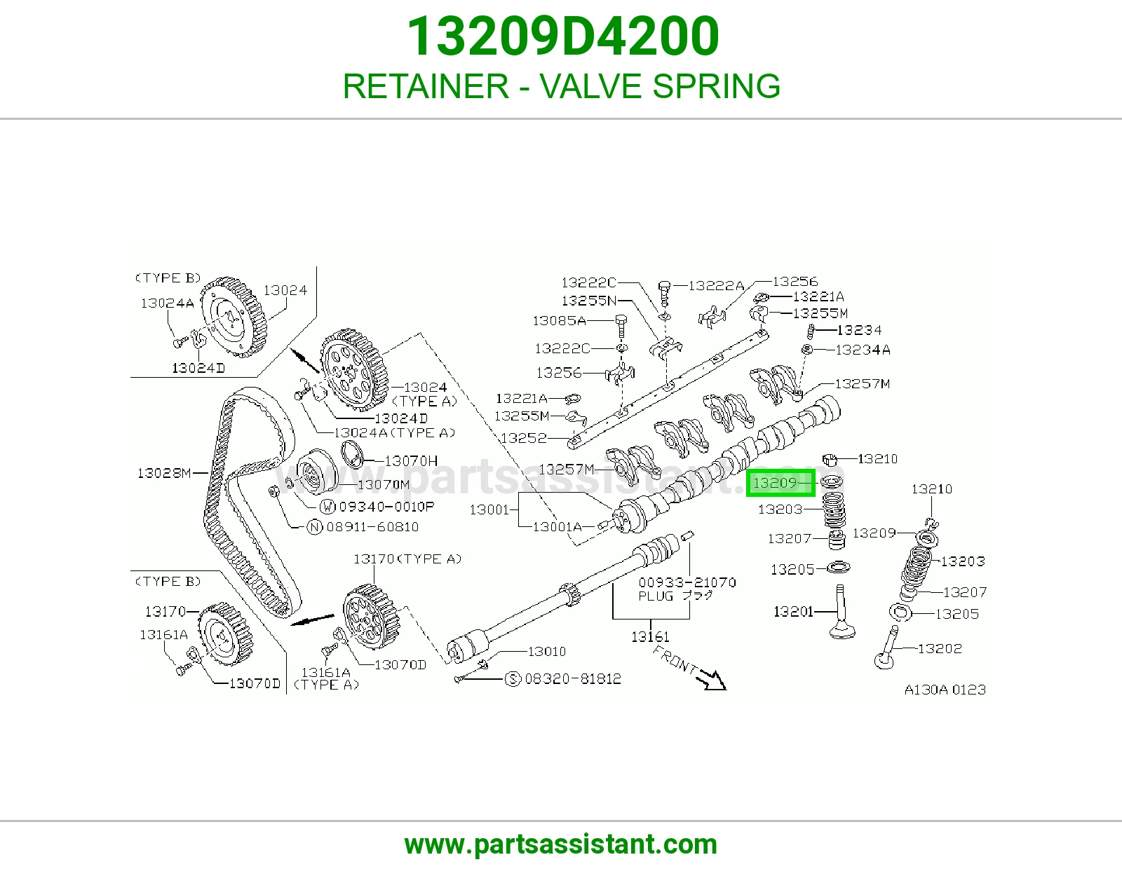 RETAINER - VALVE SPRING