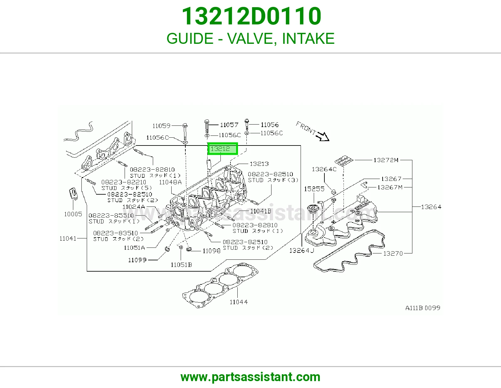 GUIDE - VALVE, INTAKE
