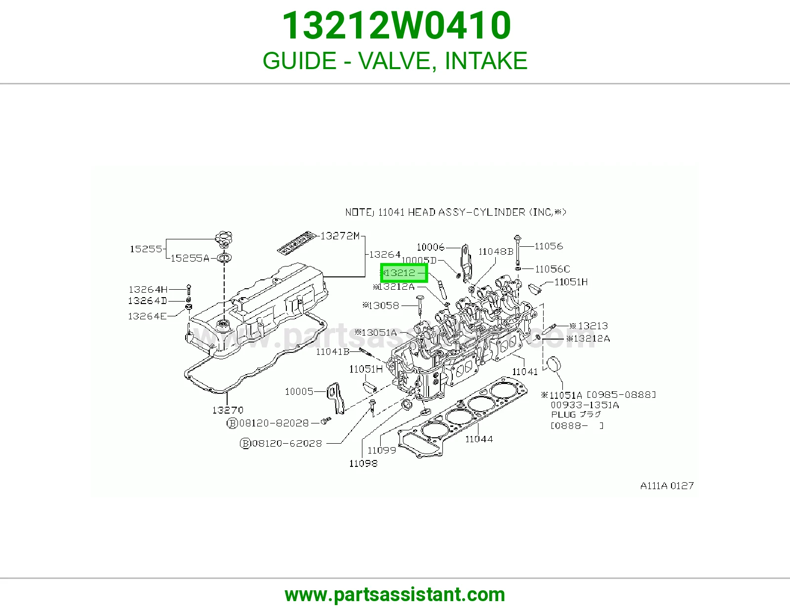 GUIDE - VALVE, INTAKE