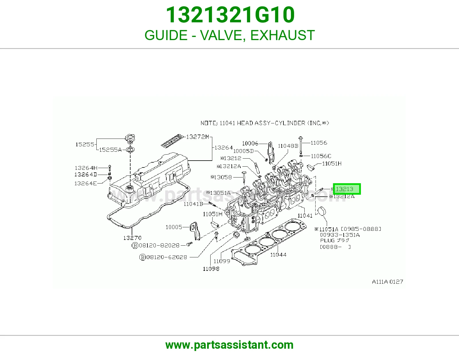 GUIDE - VALVE, EXHAUST
