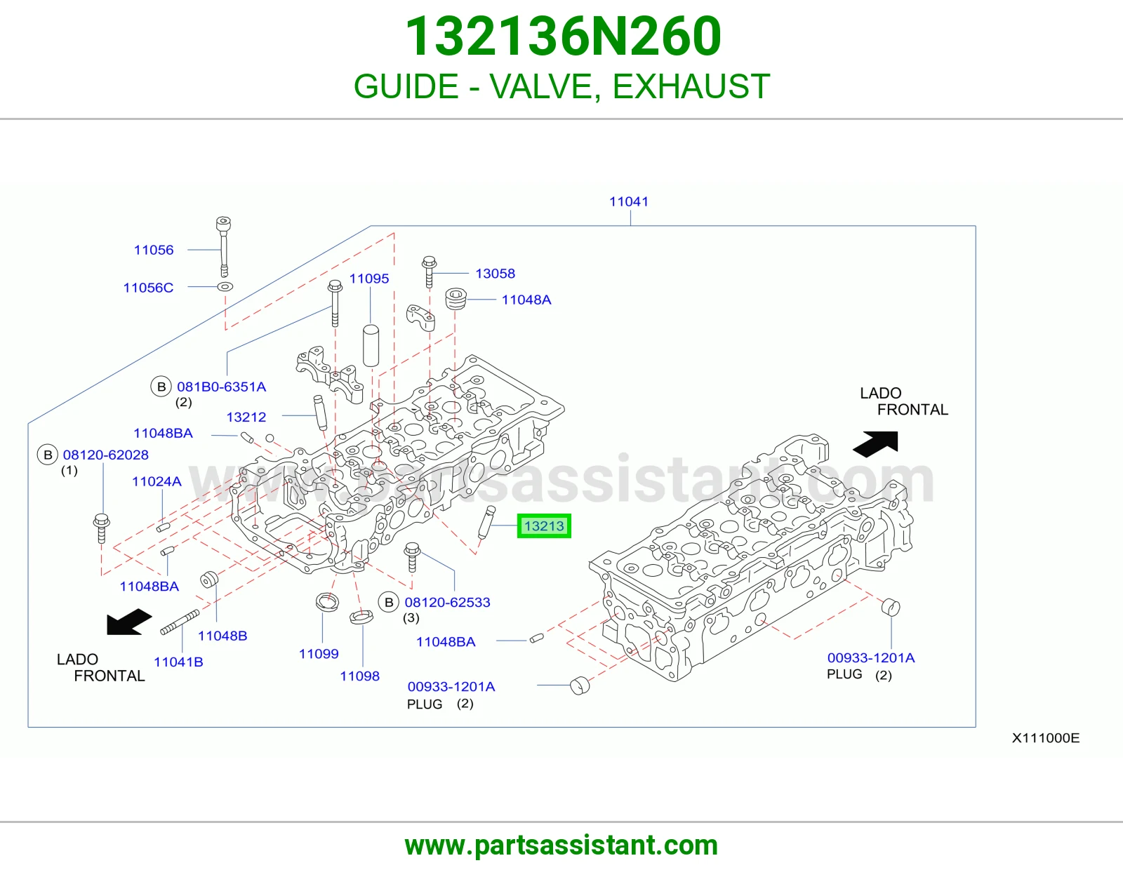 GUIDE - VALVE, EXHAUST