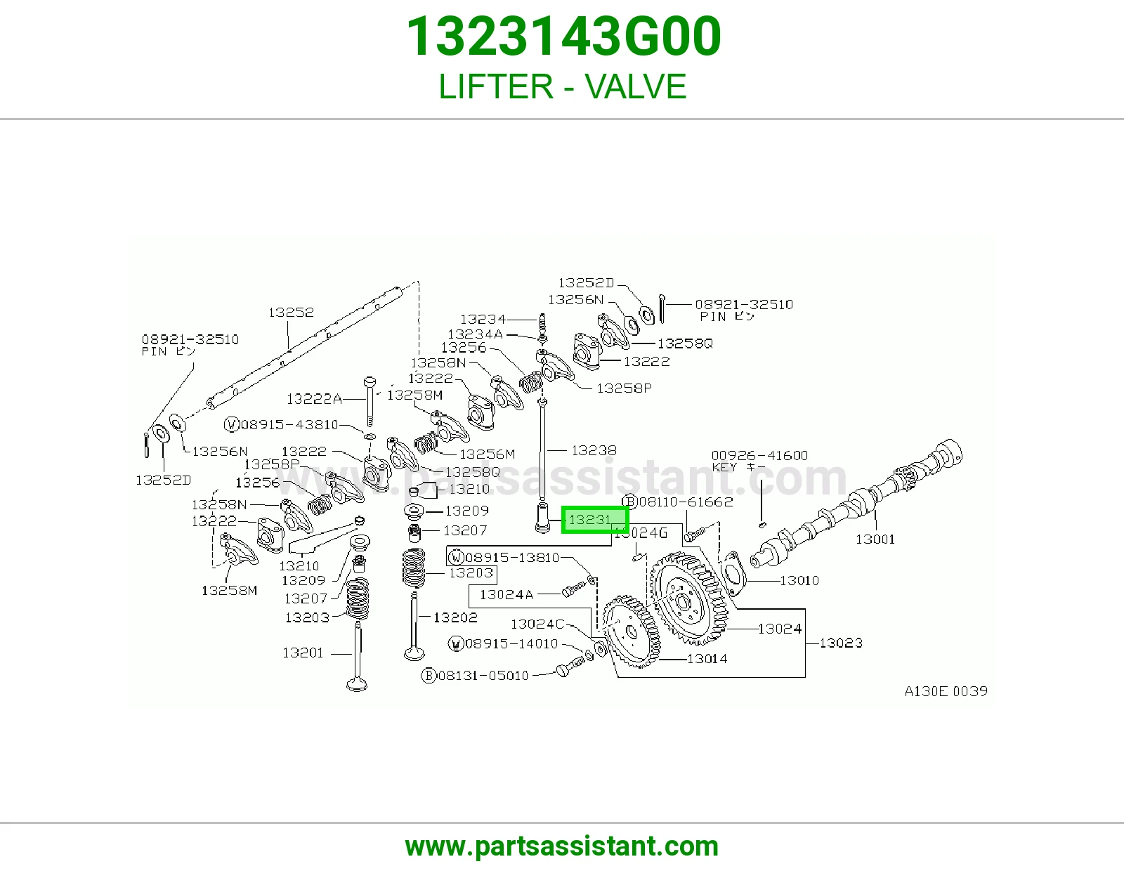 LIFTER - VALVE