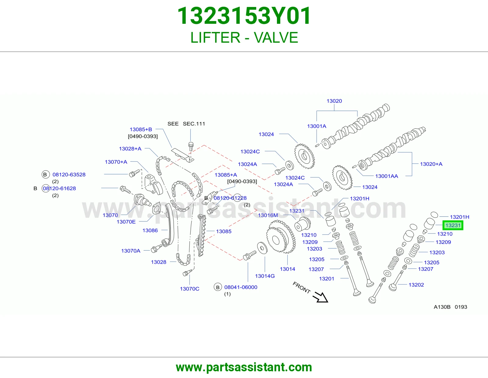 LIFTER - VALVE