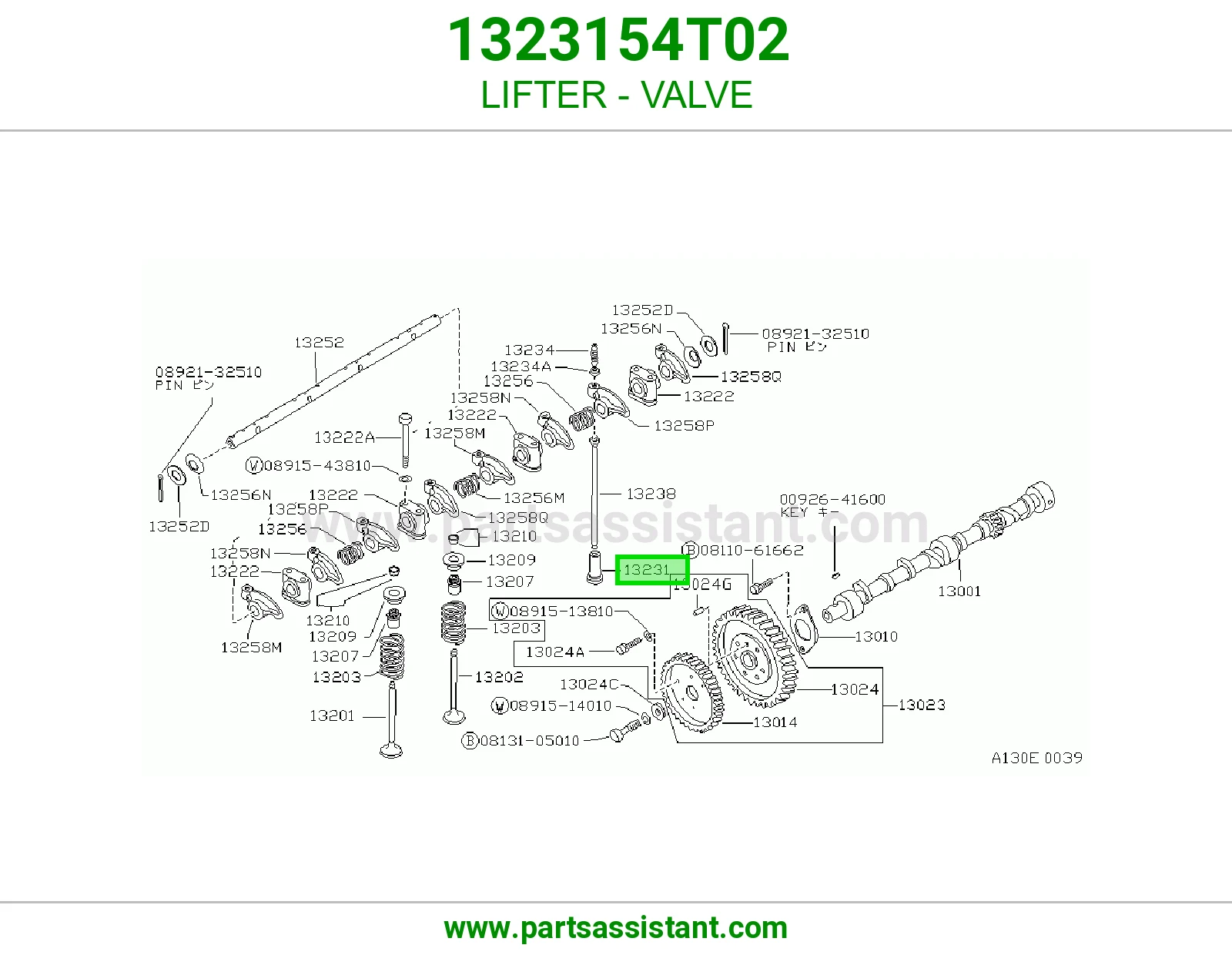 LIFTER - VALVE