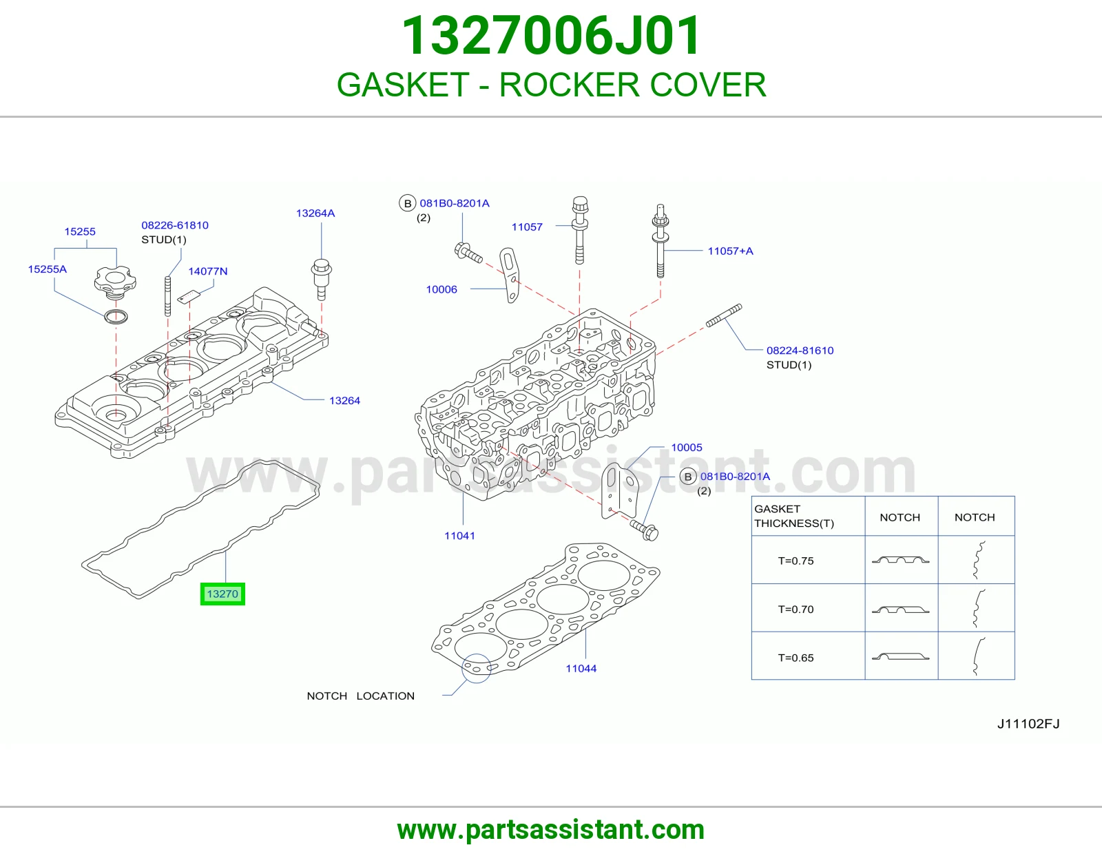 GASKET - ROCKER COVER