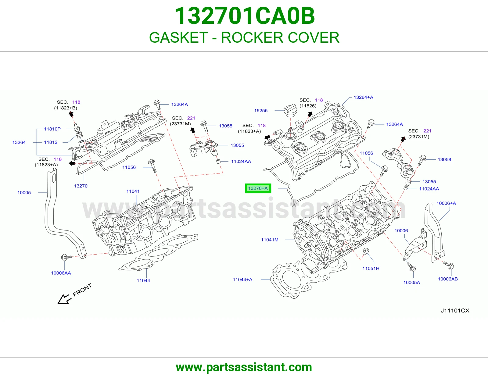 GASKET - ROCKER COVER