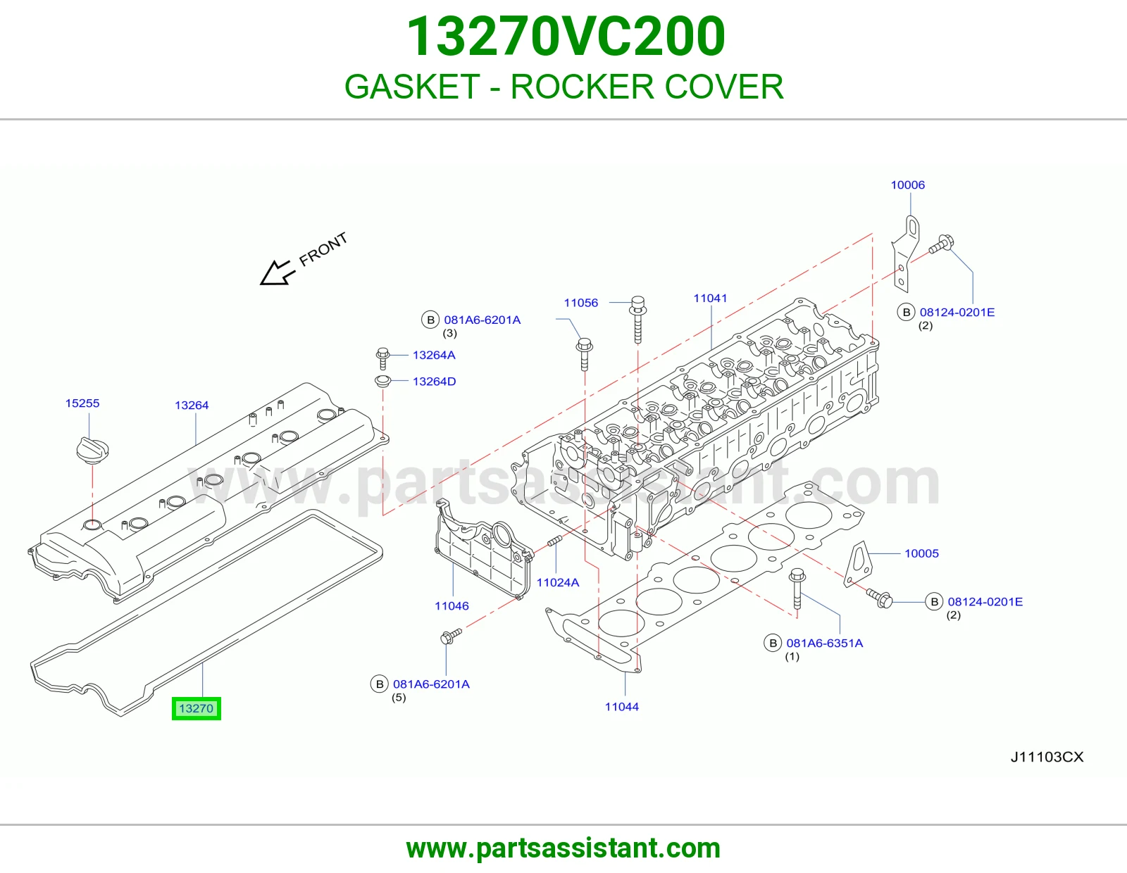 GASKET - ROCKER COVER