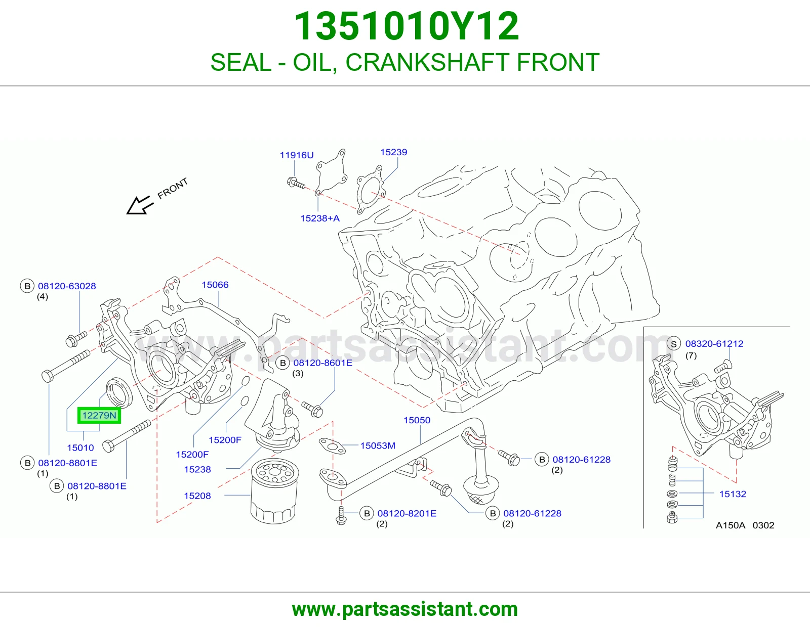 SEAL - OIL, CRANKSHAFT FRONT
