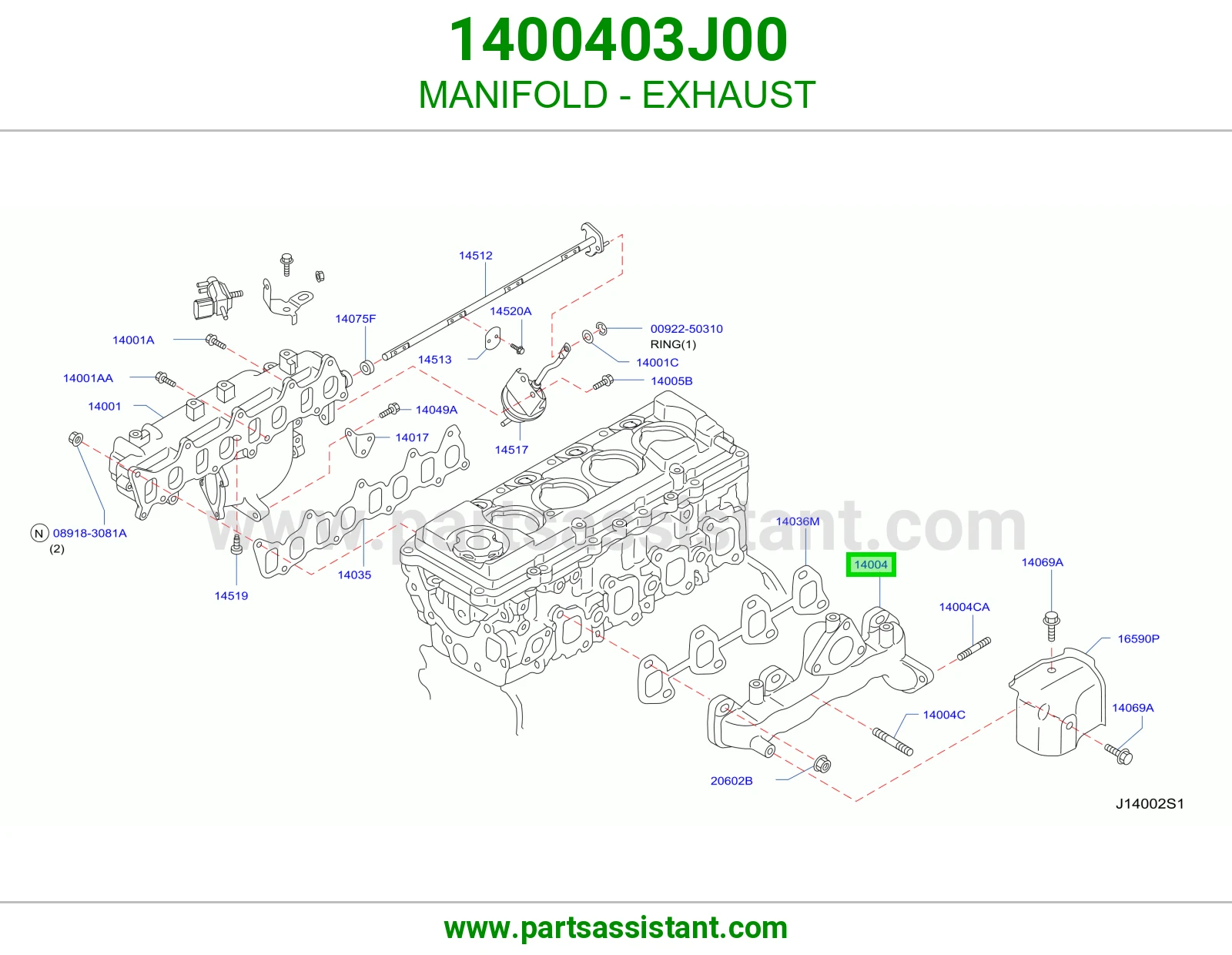 MANIFOLD - EXHAUST