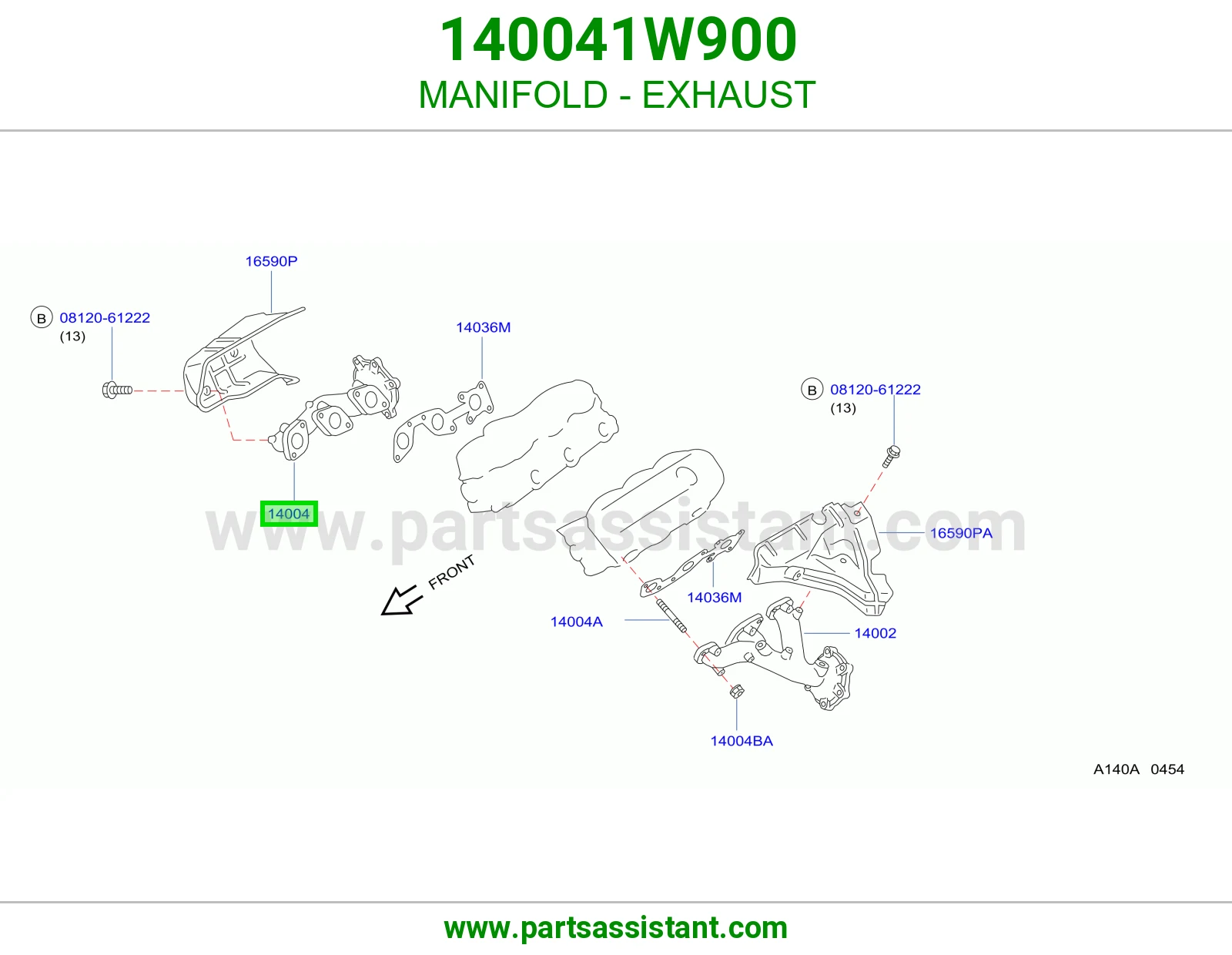 MANIFOLD - EXHAUST