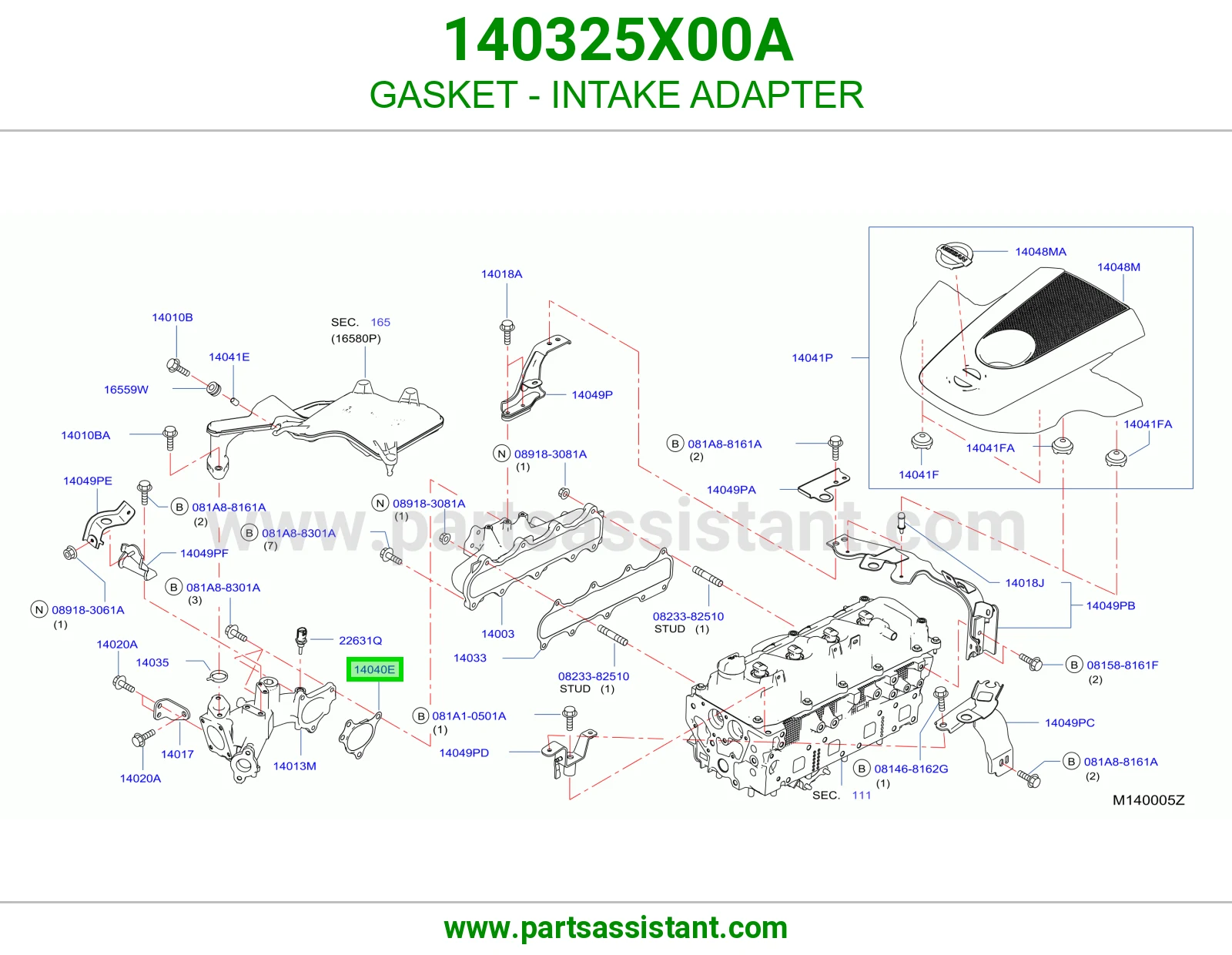 GASKET - INTAKE ADAPTER