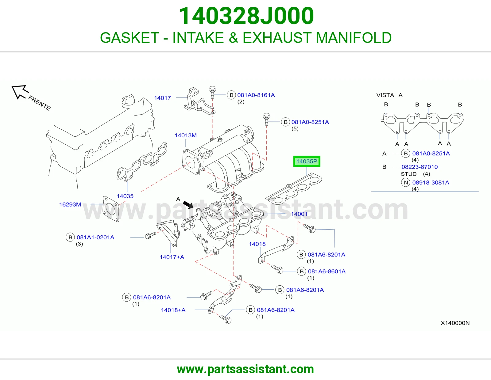 GASKET - INTAKE & EXHAUST MANIFOLD