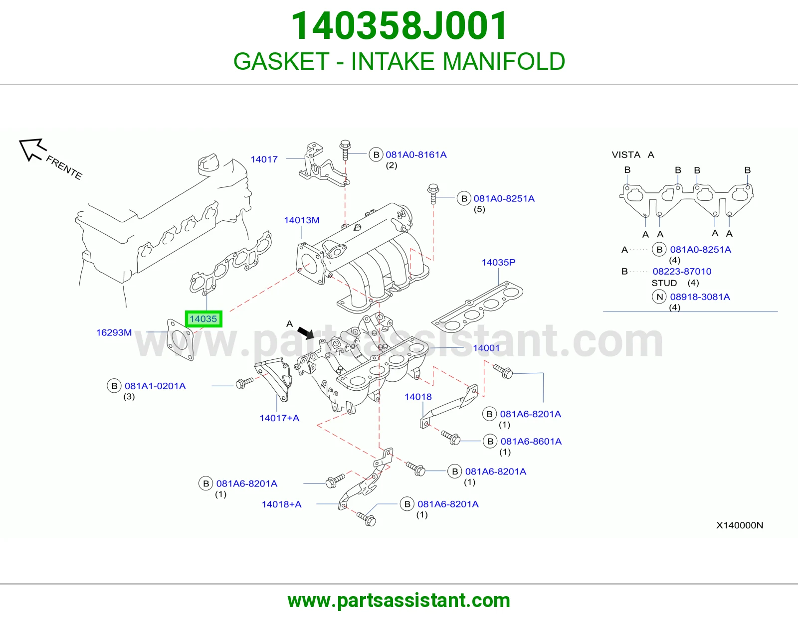 GASKET - INTAKE MANIFOLD