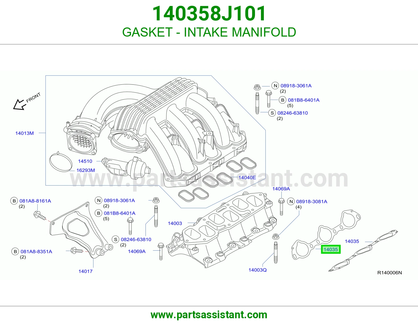 GASKET - INTAKE MANIFOLD
