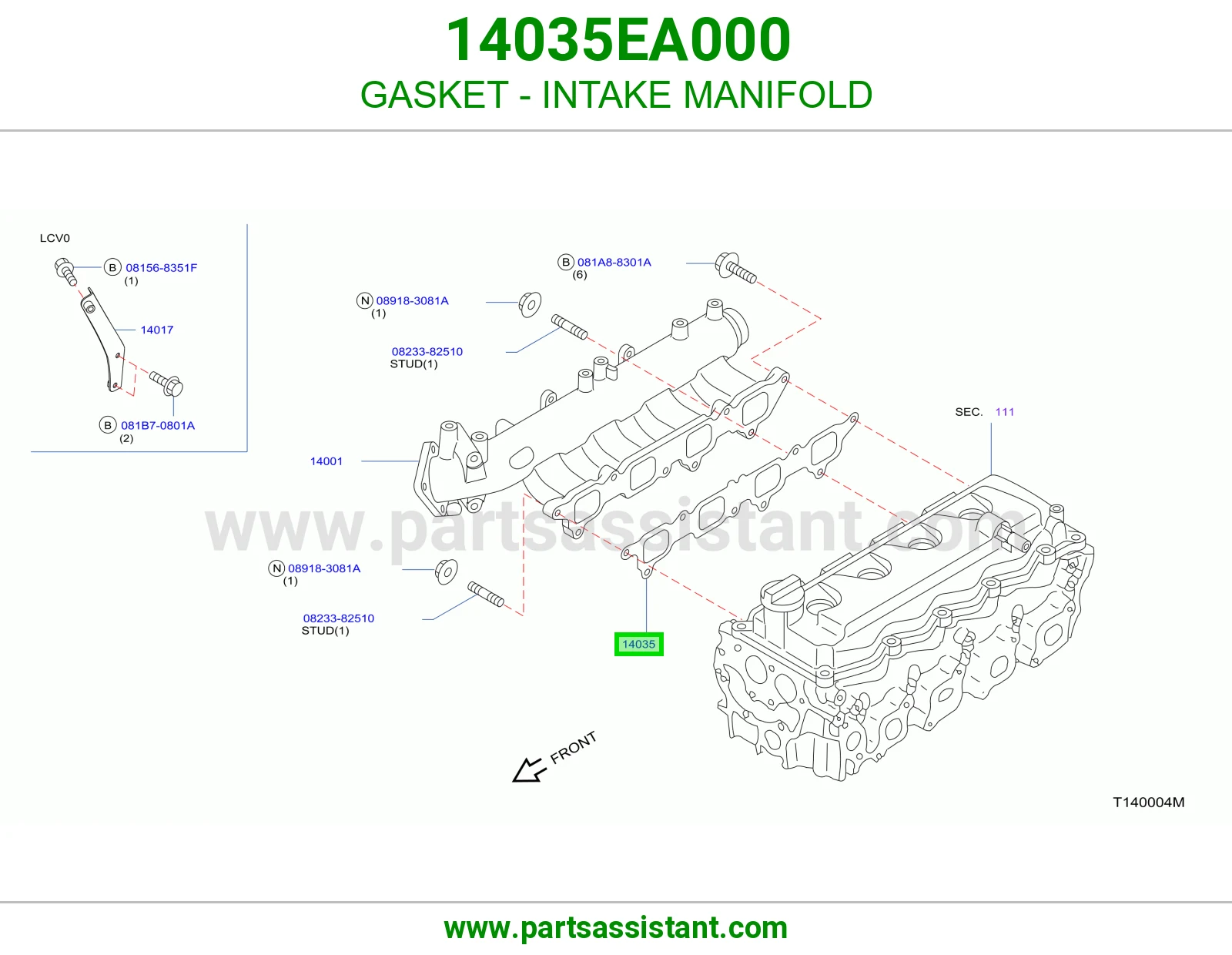 GASKET - INTAKE MANIFOLD