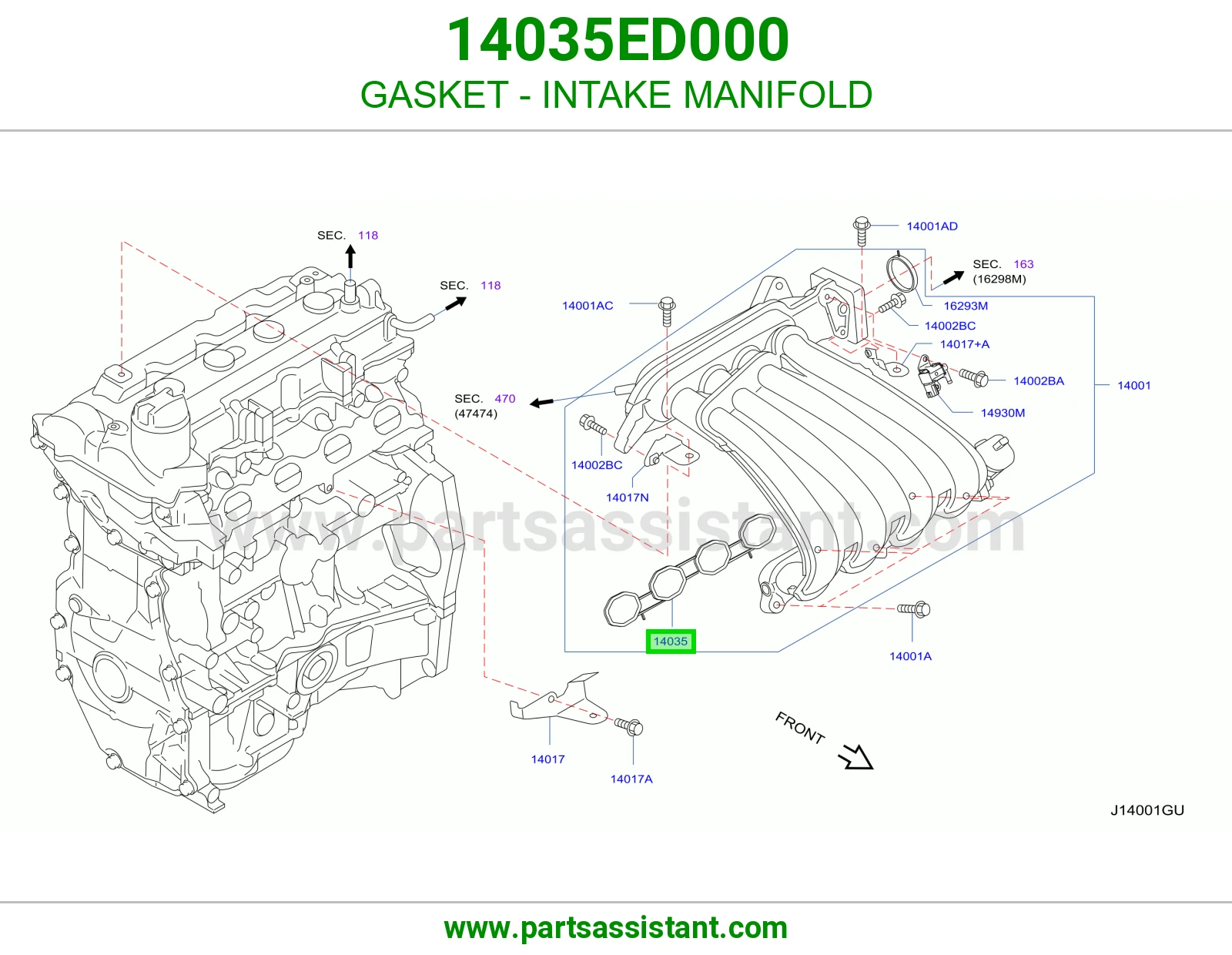 GASKET - INTAKE MANIFOLD