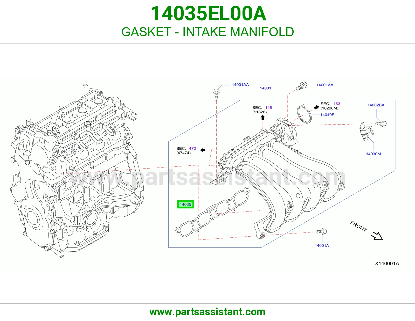 GASKET - INTAKE MANIFOLD