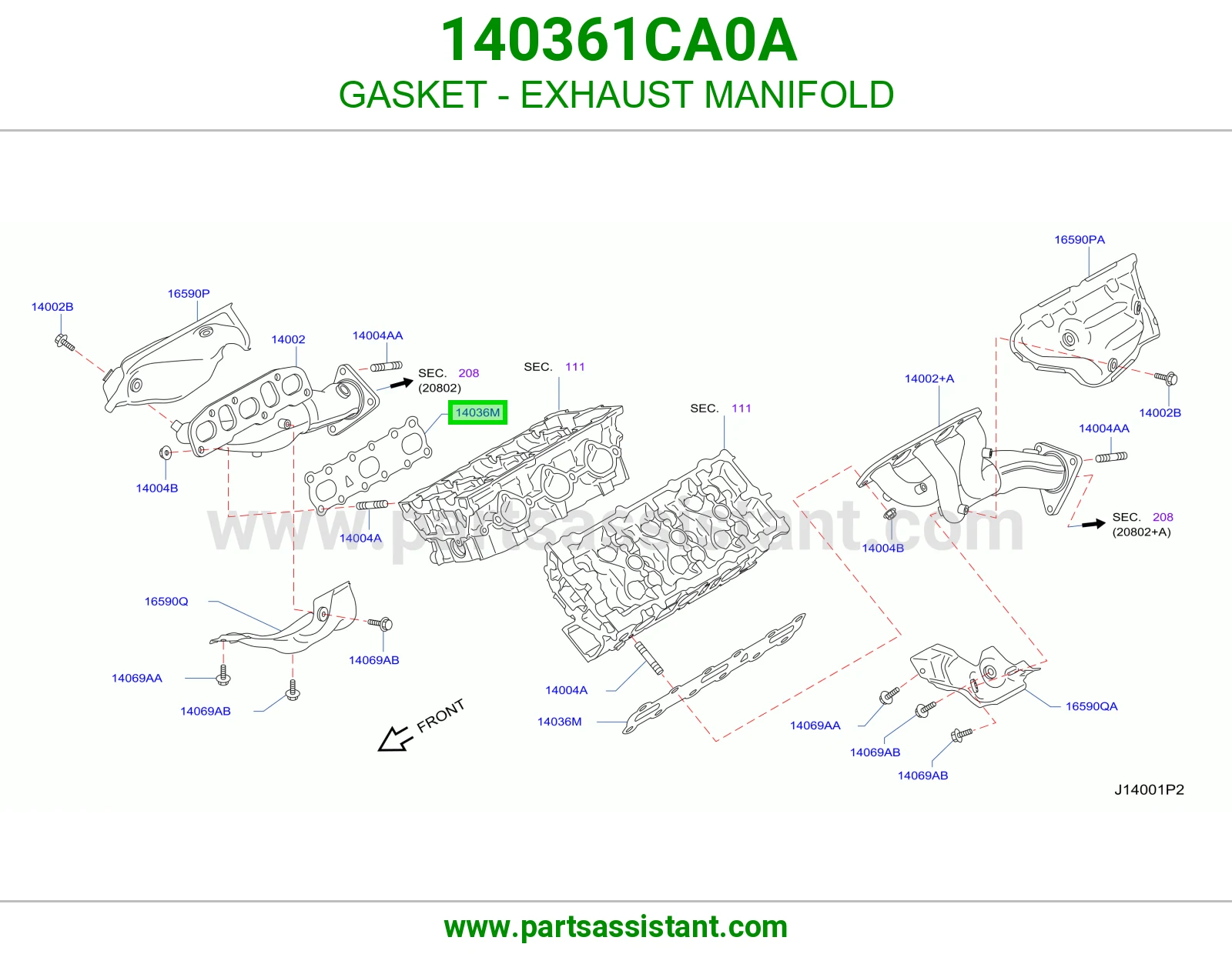 GASKET - EXHAUST MANIFOLD