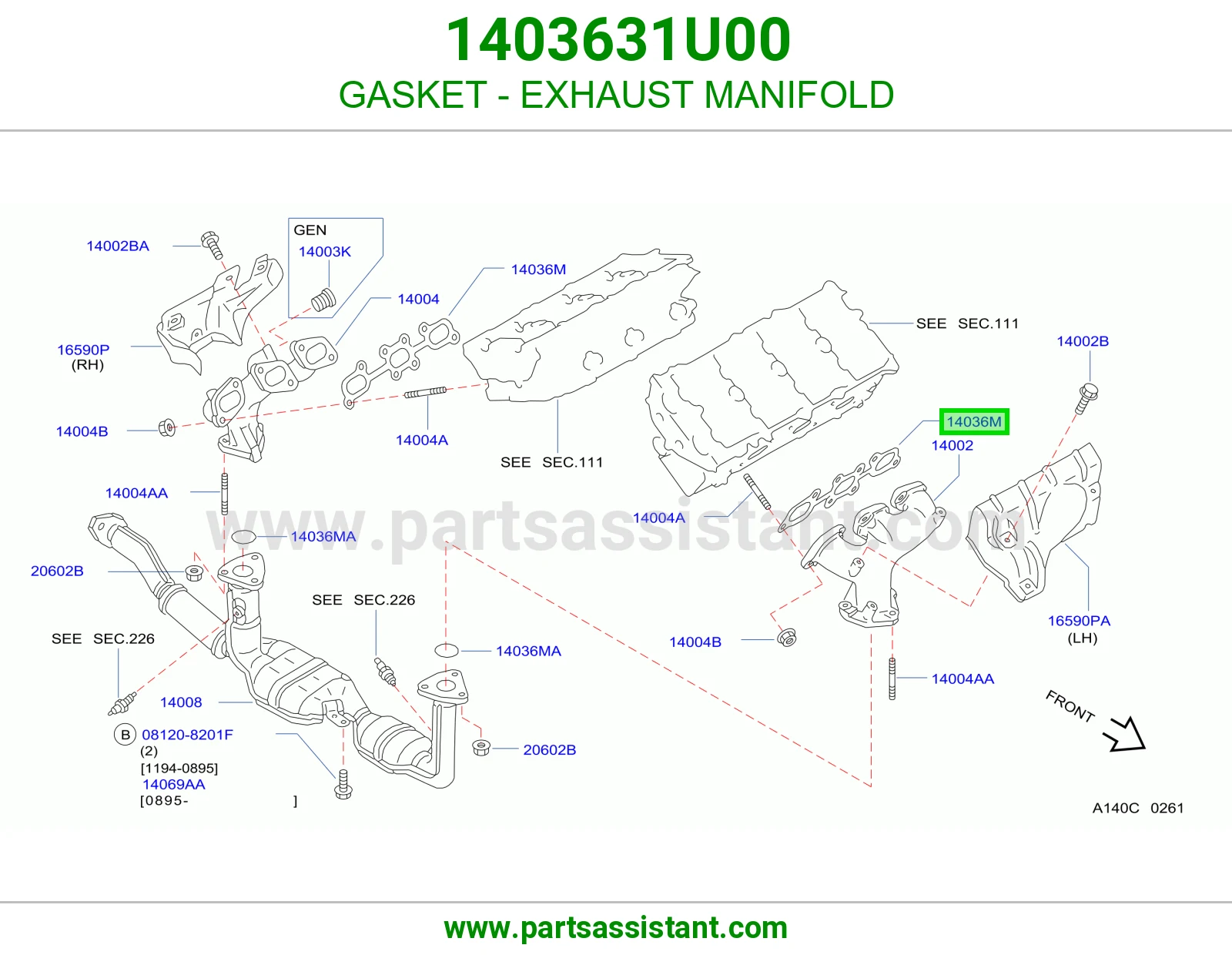 GASKET - EXHAUST MANIFOLD